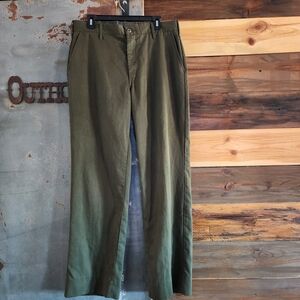 Vintage 1979 U.S. Army Olive Green Trousers - Chinos